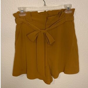 PAPER BAG HIGH WAISTED SHORTS